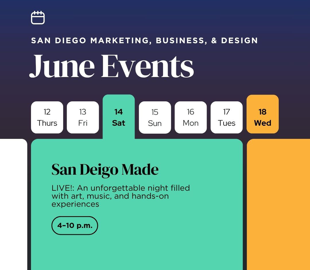 2025 San Diego Events Calendar